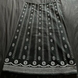White House Black Market Beaded Skirt
